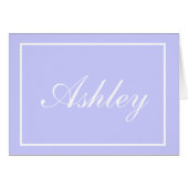 Cartes de notes de nom personnalisé (Devant Horizontal)