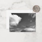Cartes de notes de photographie extérieure de ciel (Devant/Arrière en situation)
