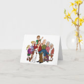 Cartes de notes de portrait famille (Fleur jaune)