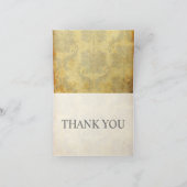 Cartes de notes de remerciement Vintages (Intérieur)