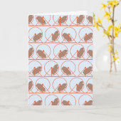 Cartes de notes de roue Hamster (Fleur jaune)