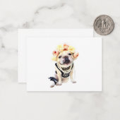 Cartes de notes Dellalafrench (Devant/Arrière en situation)