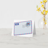 Cartes de notes d'enveloppe de courrier (Fleur jaune)