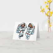 Cartes de notes des astronautes (Fleur jaune)