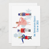 Cartes de notes du ballet Casse-Noisette (Devant / Derrière)