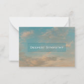 Cartes de notes du boîtier du ciel Sunset (Devant)