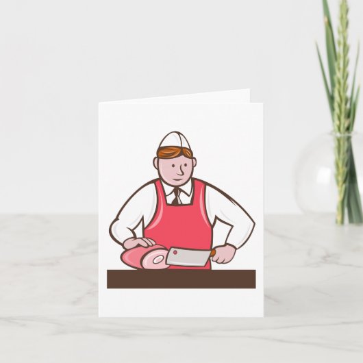 Cartes de notes du boucher (Devant)