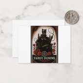 Cartes de notes du domaine de Tarot (Devant/Arrière en situation)