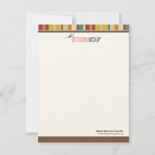 Cartes de notes du groupe artistique