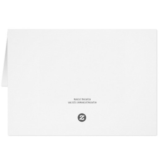 Cartes de notes du Monogramme de script - Aquarell (Dos Horizontal)