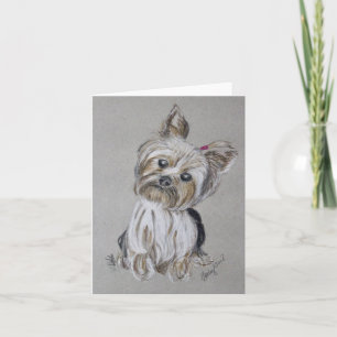 Cartes de notes du Yorkshire Terrier
