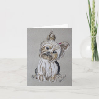 Cartes de notes du Yorkshire Terrier