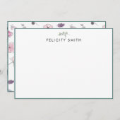 Cartes de Notes Elégant Appartement Moderne Botani (Devant / Derrière)