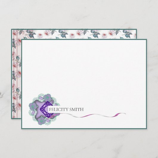 Cartes de Notes Elégant Appartement Moderne Botani (Devant / Derrière)