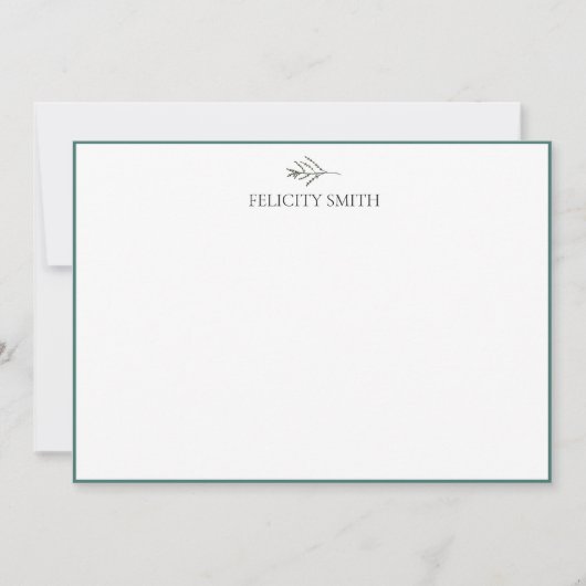 Cartes de notes Elégant Appartement Moderne Folio (Devant)