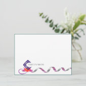 Cartes de notes Elégant Appartement Moderne Logo B (Debout devant)