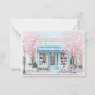 Cartes de notes élégantes à monogramme floral pour