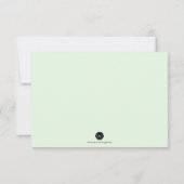 Cartes de notes en aquarelle du familier Lover (Dos)