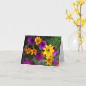 Cartes de notes en blanc couleur été (Fleur jaune)