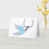 Cartes de notes en fer à cheval (Fleur jaune)