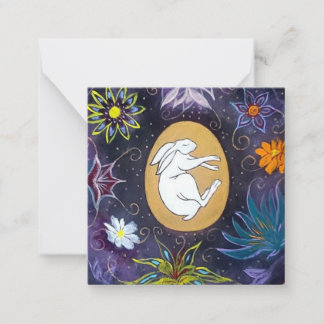 Cartes de notes en Mandala Blank en fleur d'oeuf c