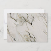 Cartes de notes en marbre sophistiquées (Dos)