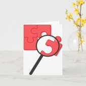 Cartes de notes en pièces de puzzle (Fleur jaune)
