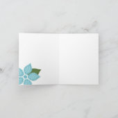 Cartes de notes en tissu floral (Intérieur)