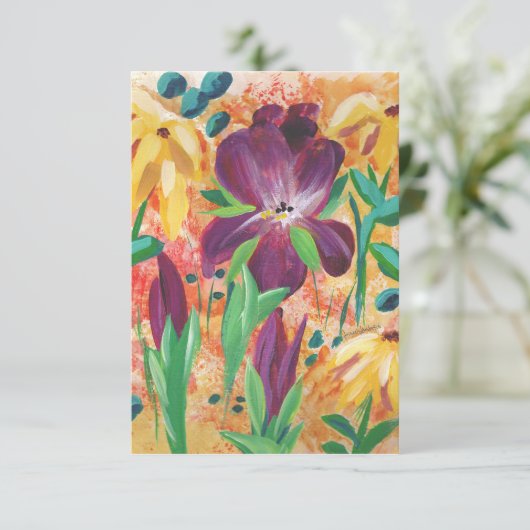 Cartes de notes Feu et Iris (Debout devant)