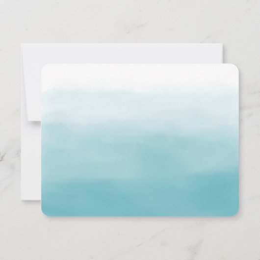 Cartes de notes Flat Ombre (Dos)