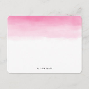 Cartes de notes Flat Pink Ombre