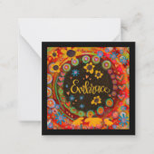 Cartes de notes florales amusantes (Devant)