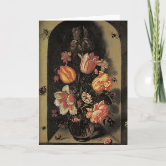 Cartes de notes florales d'art (Devant)