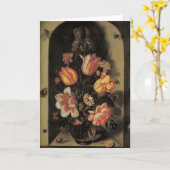 Cartes de notes florales d'art (Fleur jaune)