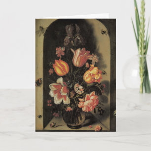 Cartes de notes florales d'art
