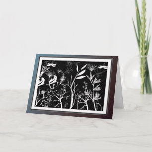 Cartes de notes florales Designer