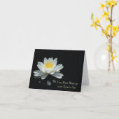 Cartes de notes florales Lotus (Fleur jaune)