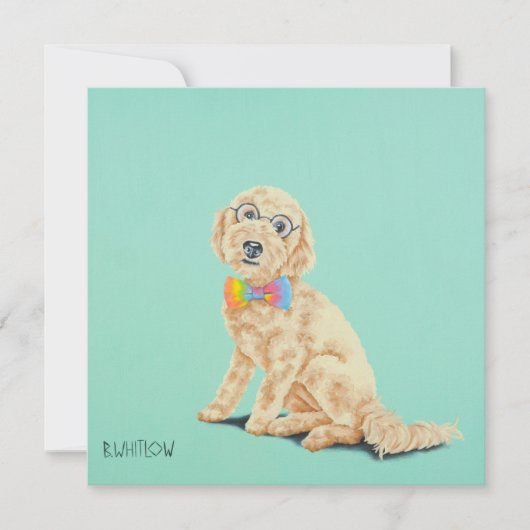 Cartes de notes Goldendoodle super (Devant)