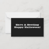 Cartes de notes Halloween (Dos)