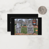 Cartes de notes Halloween (Devant/Arrière en situation)