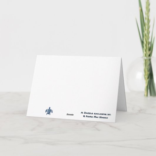 Cartes de notes Hawaiian Dreams (Dos)