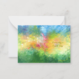 Cartes de notes jour des terres
