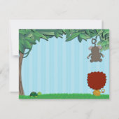 Cartes de notes Jungle Friends (Dos)