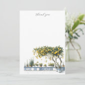 Cartes de notes Lemons Tree Amalfi Carrelage Terra (Debout devant)