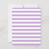Cartes de notes Lilac Quatrefoil Monogramme et ban (Dos)