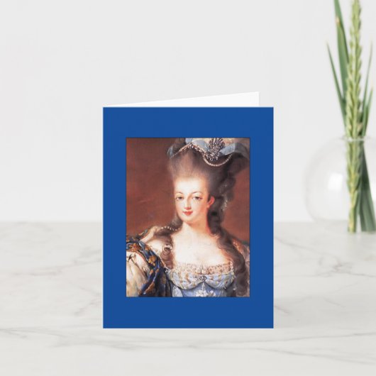 Cartes de notes Marie Antoinette (Devant)