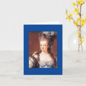 Cartes de notes Marie Antoinette (Fleur jaune)