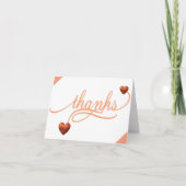 Cartes de notes Merci (Devant)