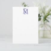 Cartes de notes Monogrammes pour les initiales de  (Debout devant)