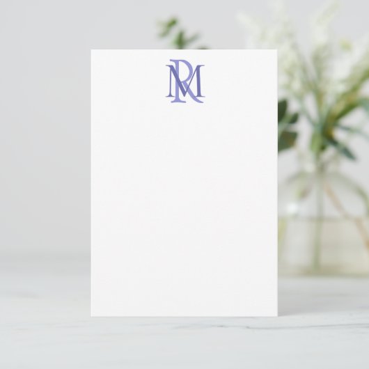 Cartes de notes Monogrammes pour les initiales de  (Debout devant)